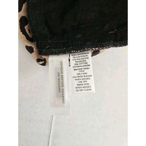 Ann Taylor LOFT Woven Cheetah Patterned Shorts Size 10 Nwot - Picture 7 of 10